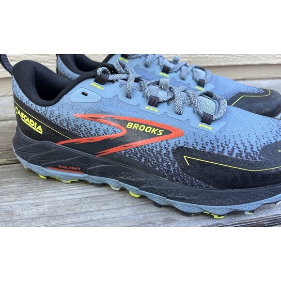 Brooks Cascadia 18 Men\'s 12.5 2E Wide Trail Running Shoes *MISSING INSOLES* main image 14